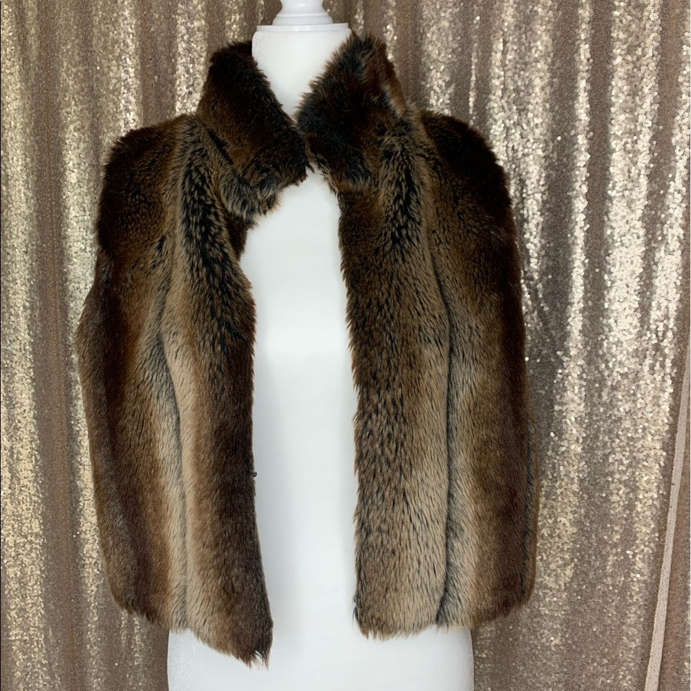Sleeveless Faux Fur Vest